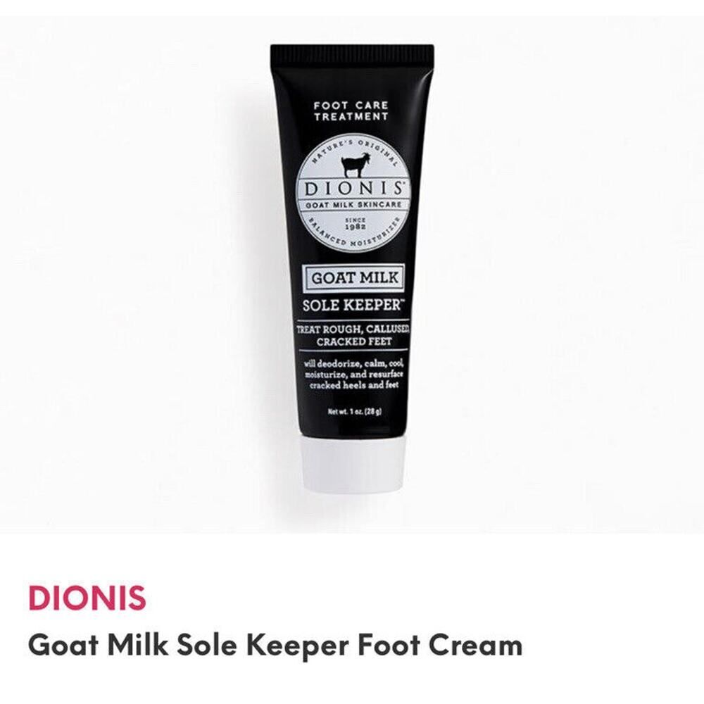 Dionis Goat Milk Sole Keeper For Rough, Callused & Cracked Feet 1 oz NEW Sealed